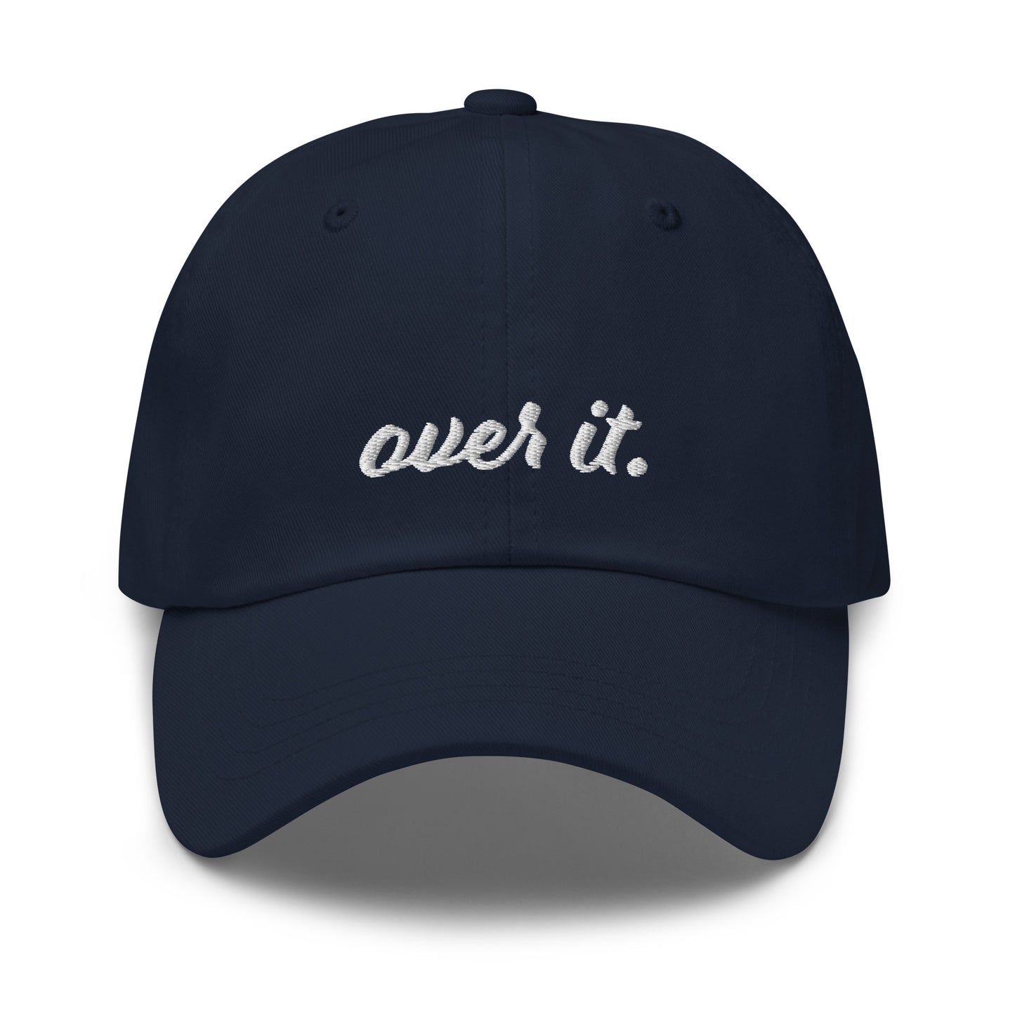 Cap - over it.