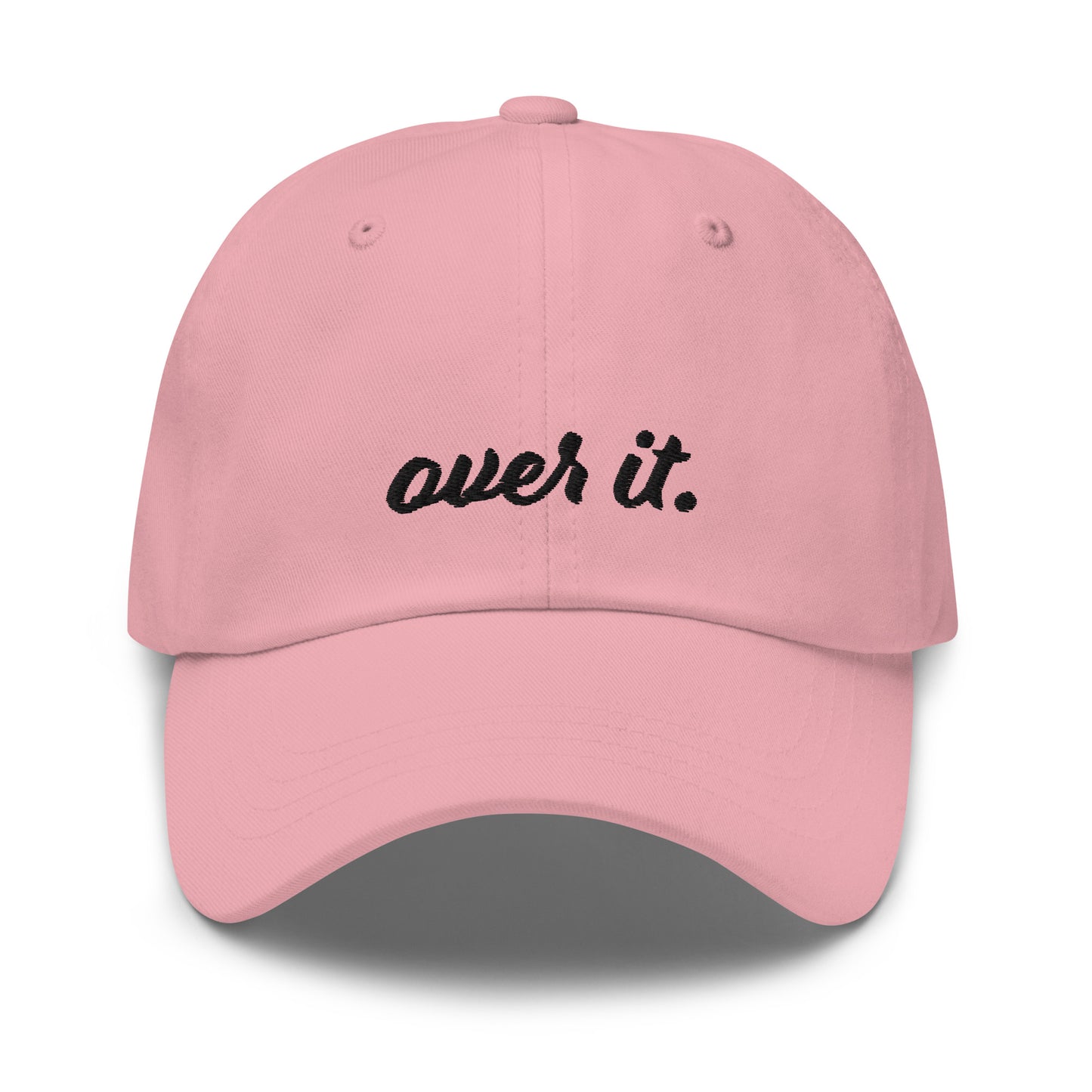 Cap - over it.