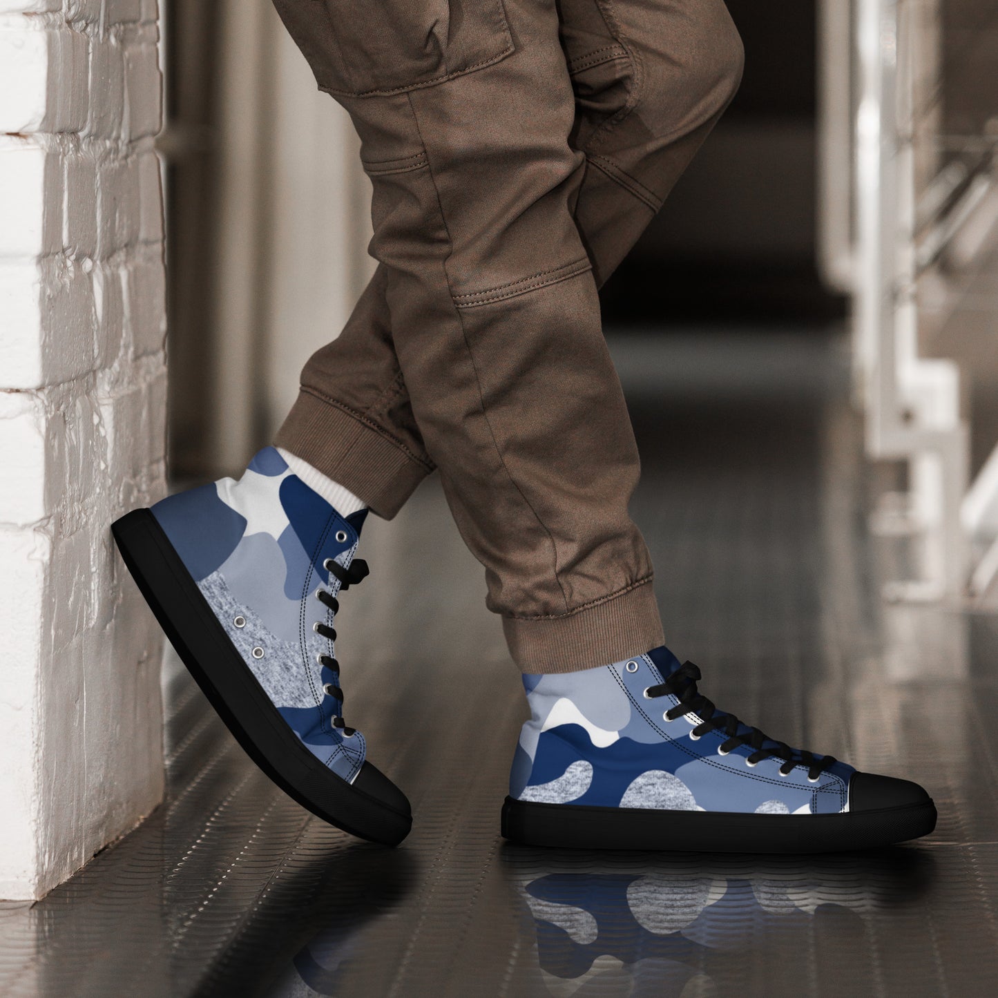 Herren Sneaker - Blue Camouflage