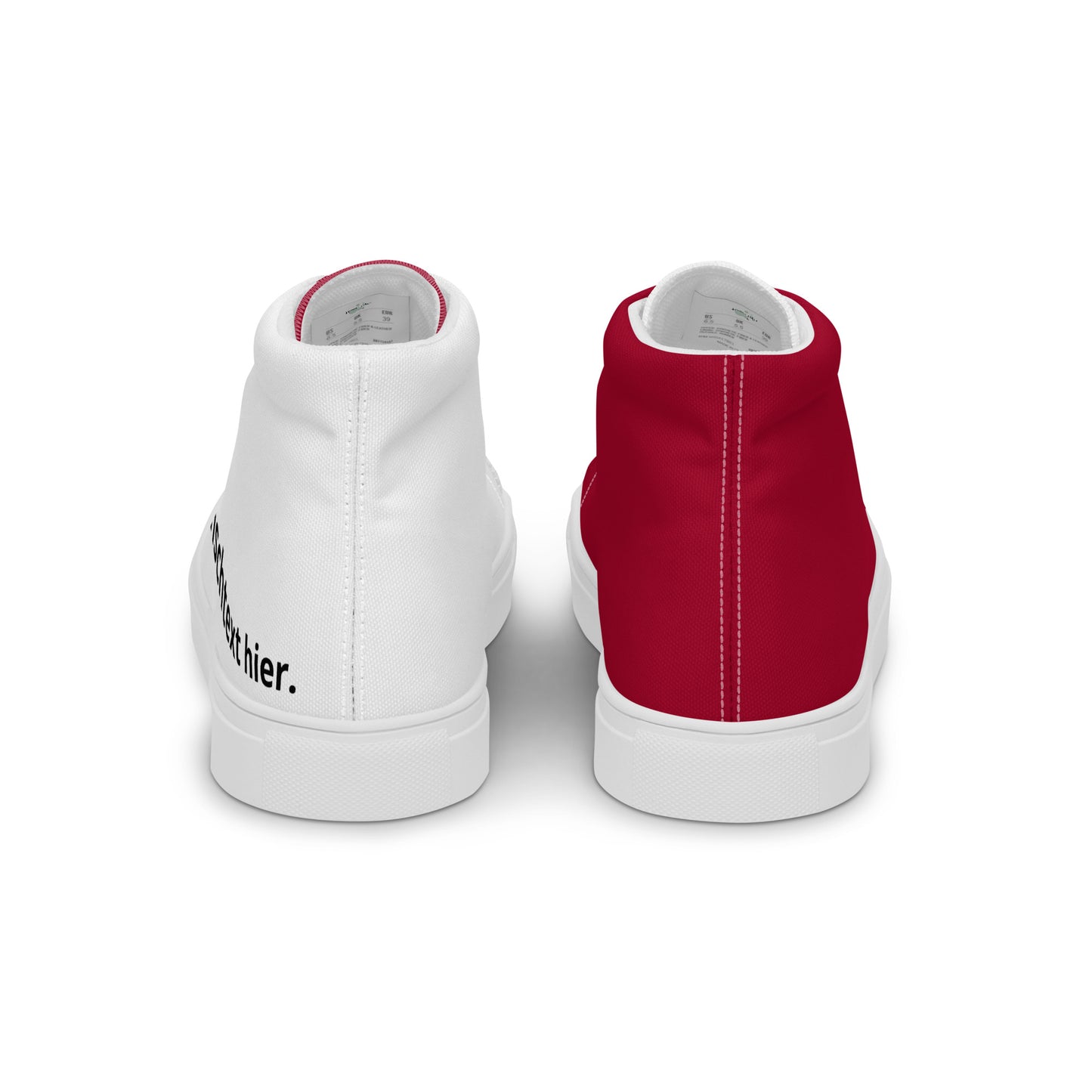 Damen Sneaker - Do it Yourself (red/white)