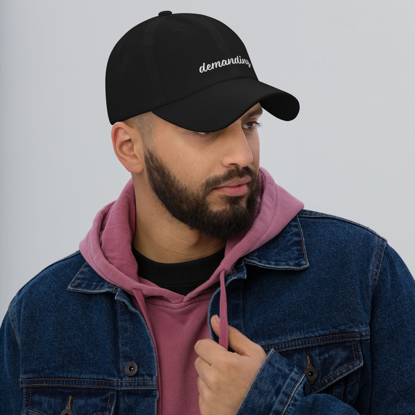 Cap - demanding.