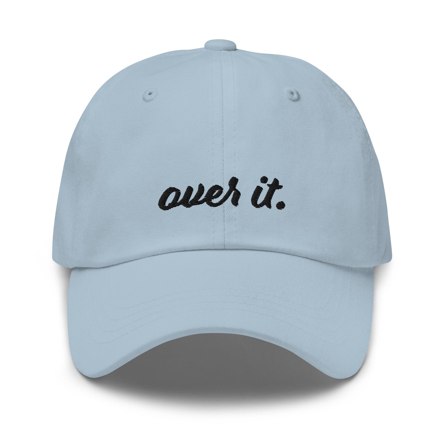 Cap - over it.