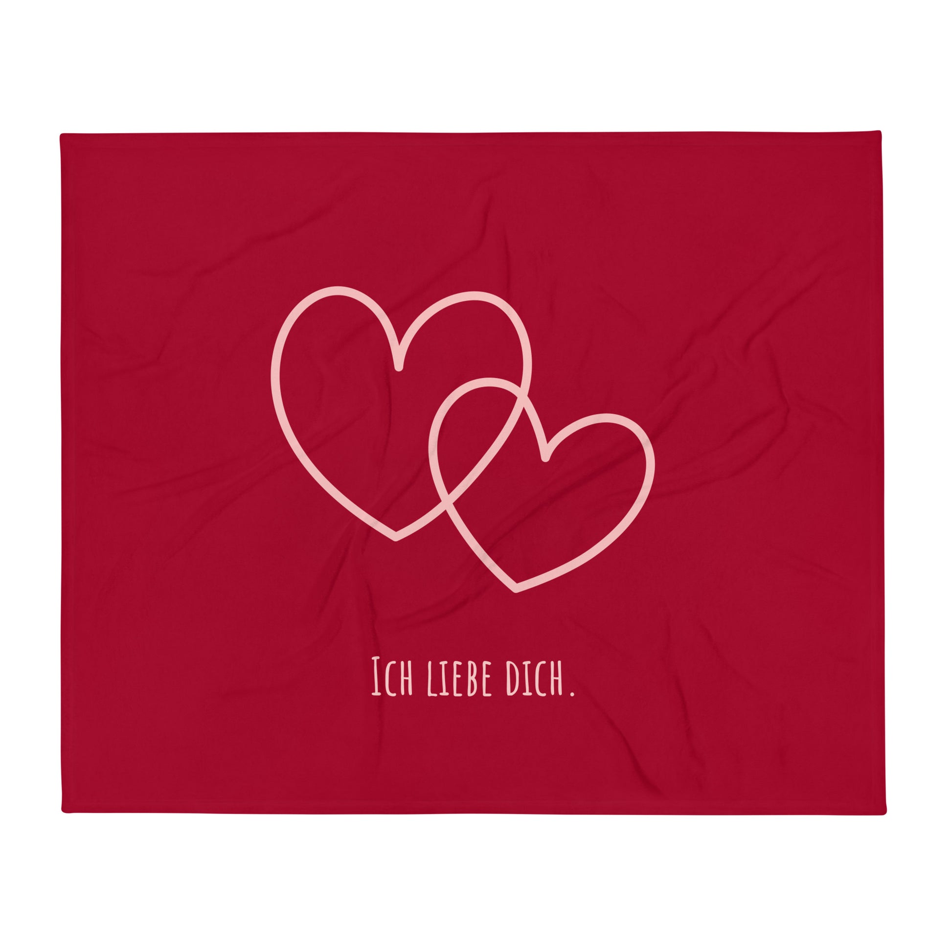 Kuscheldecke - ich liebe dich