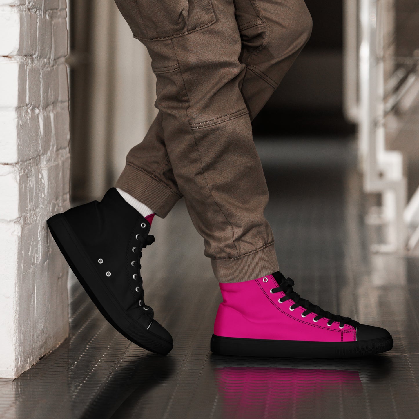 Herren Sneaker - Do it Yourself (pink/black)