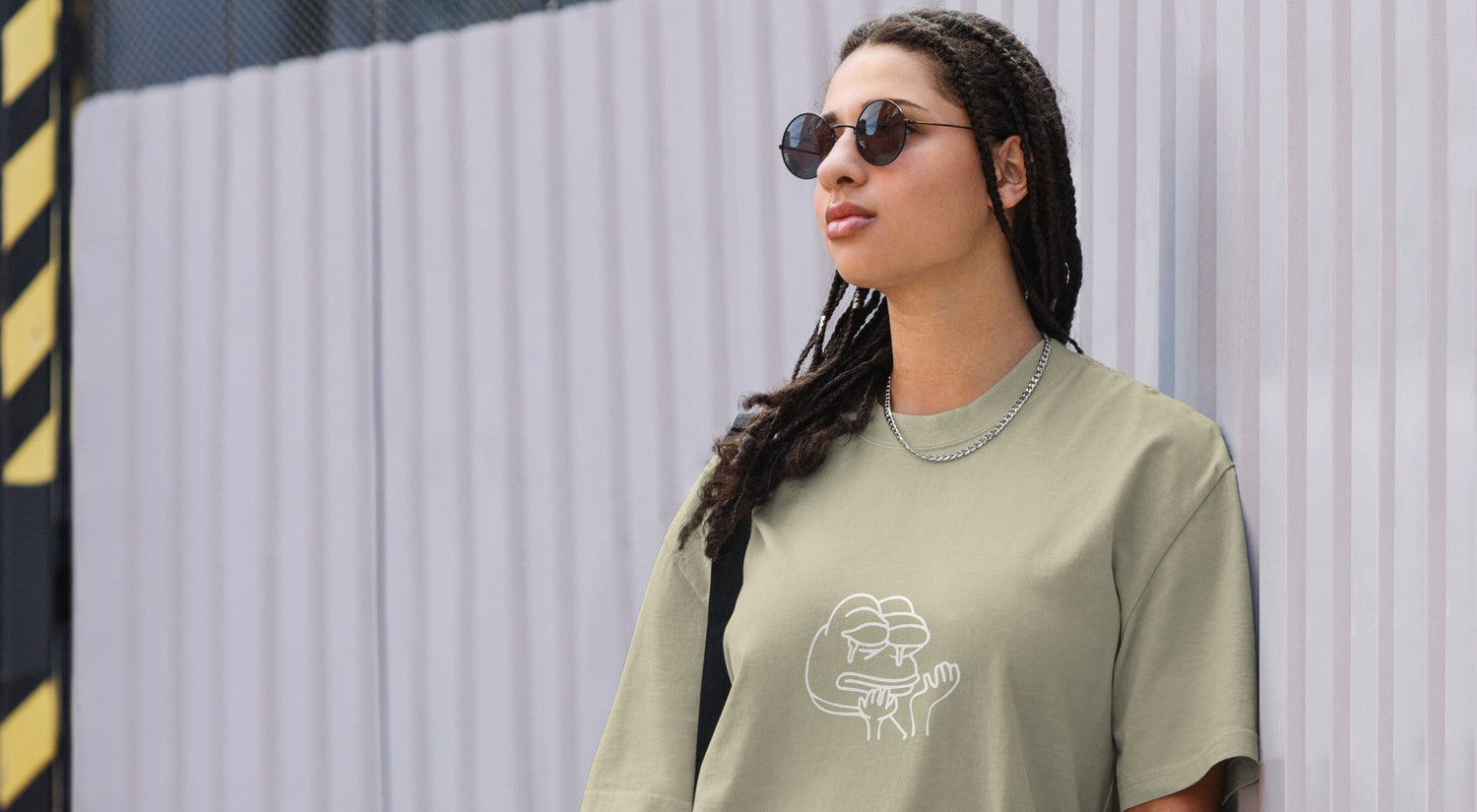 Oversized T-Shirt - Funny Frog Meme als Geschenkidee