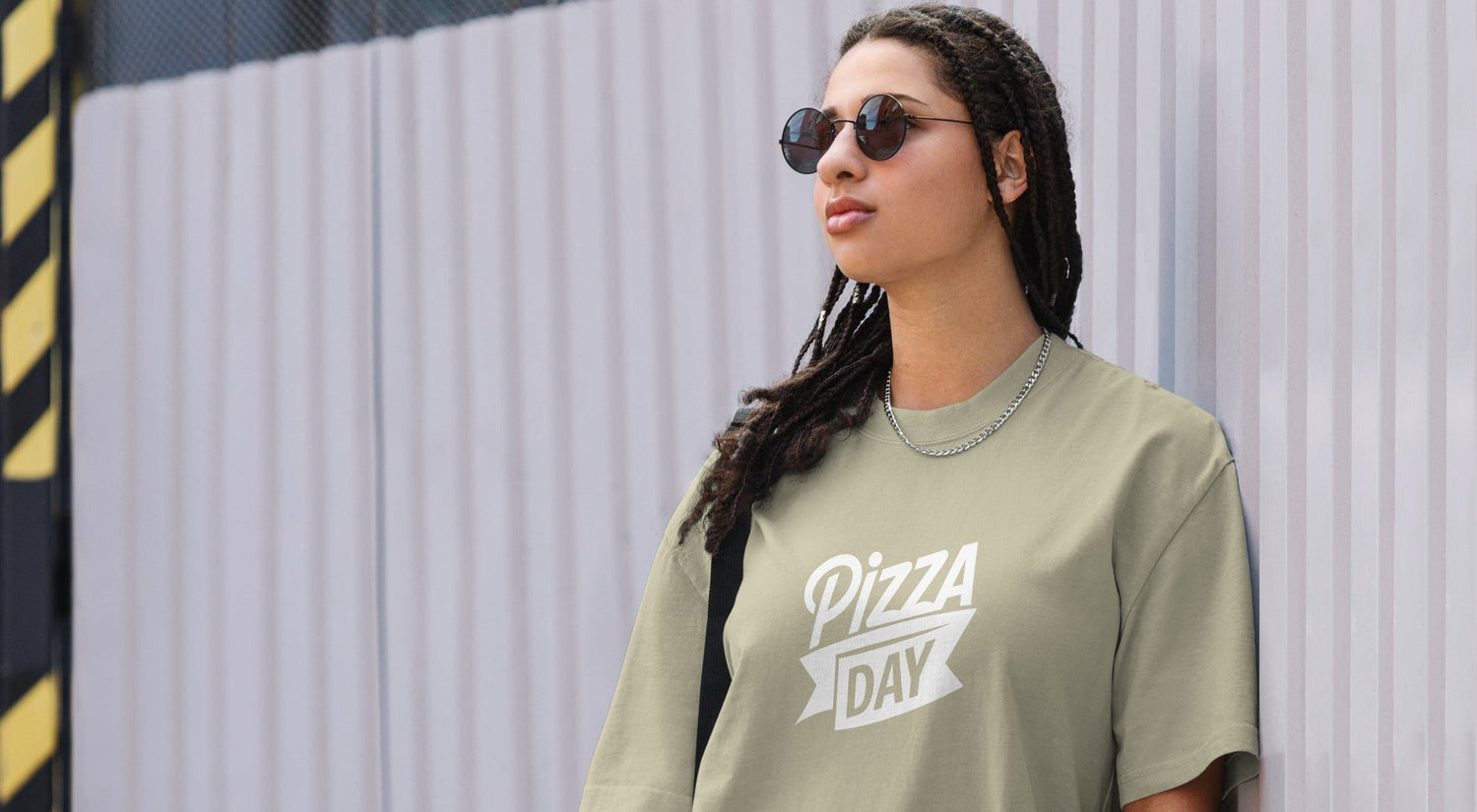 Oversized T-Shirt - Pizza Day als Geschenkidee