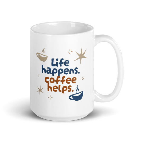 Kaffeetasse - Coffee helps