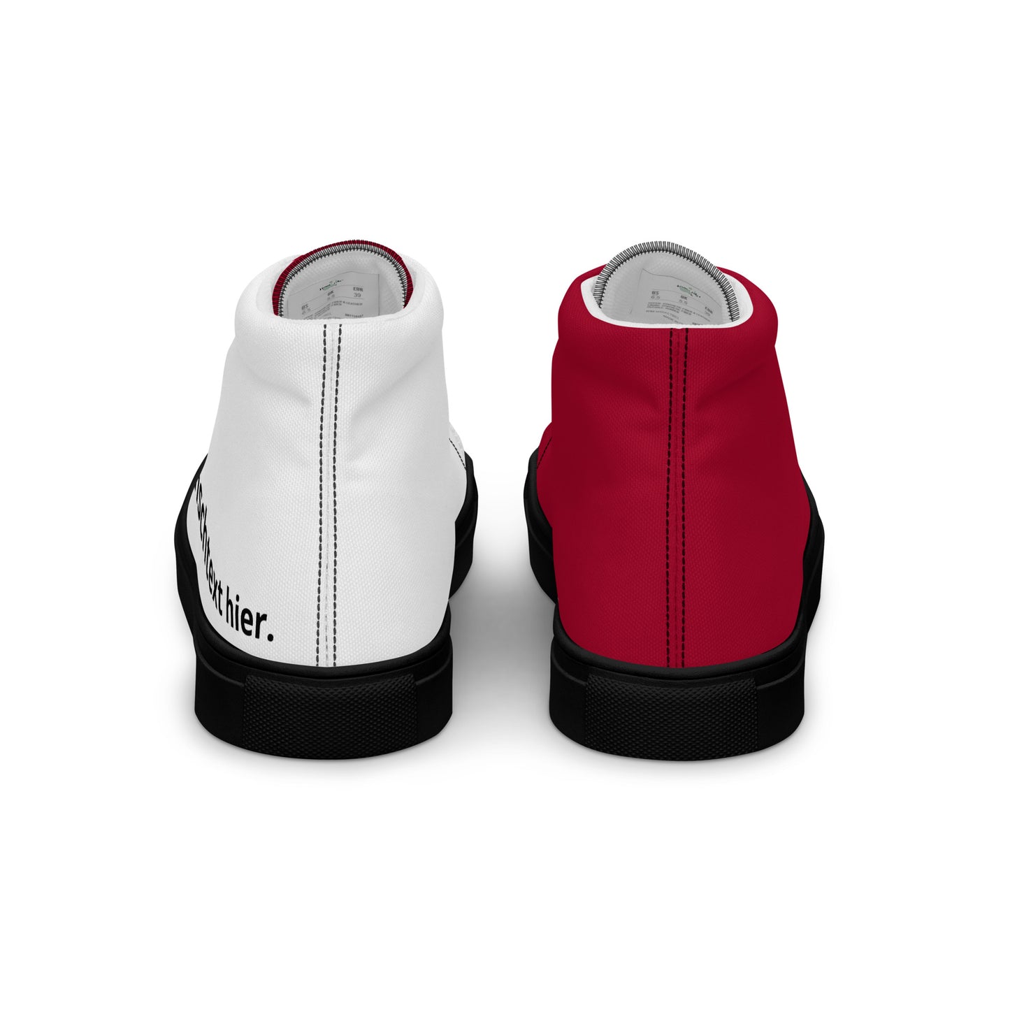 Damen Sneaker - Do it Yourself (red/white)
