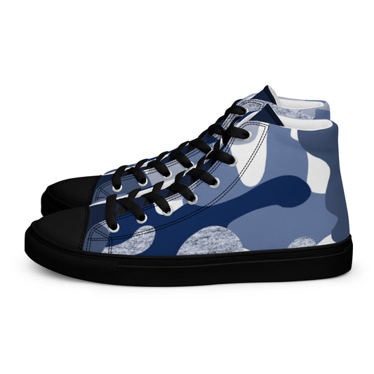 Damen Sneaker - Blue Camouflage